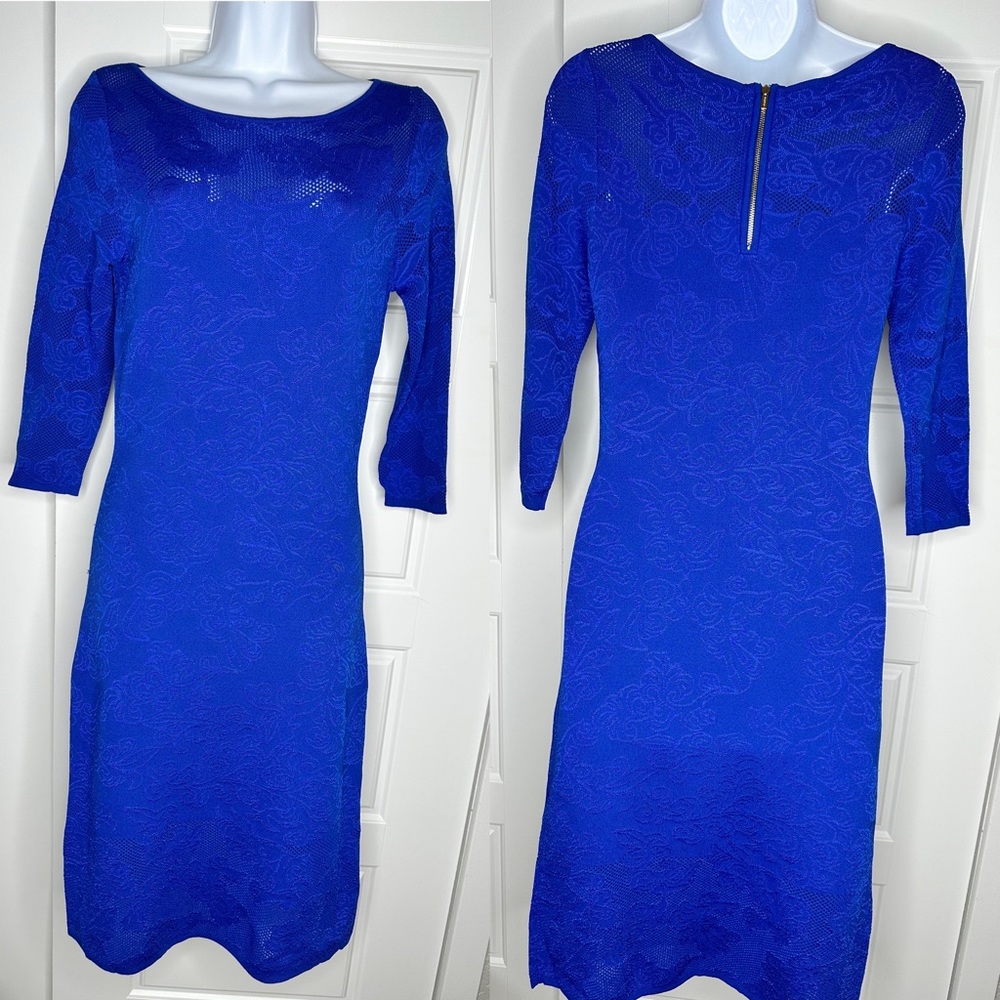 Calvin Klein long-sleeve knit dress